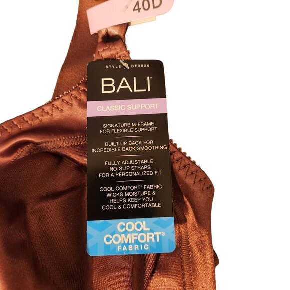 New Bali Wireless Size 40D Classic Support Cool COmfort Style 3820 - Picture 3 of 4